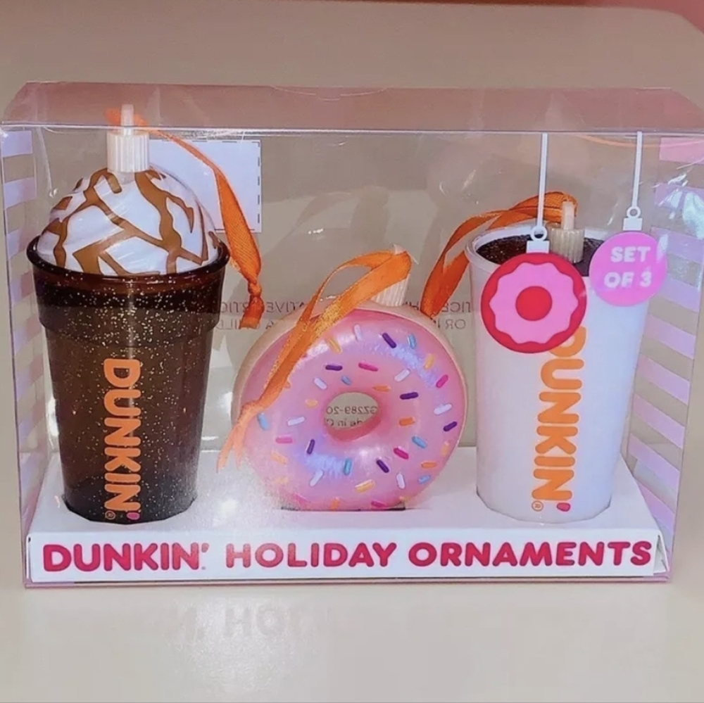 Dunkin Donuts Holiday Ornaments 2024